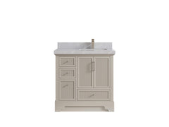 Alys 36 in. W x 22 in. D Right Offset Sink Bathroom Vanity - photo 28