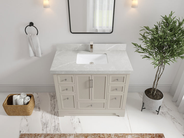 Alys 42 in. W x 22 in. D Single Sink Bathroom Vanity - photo 29