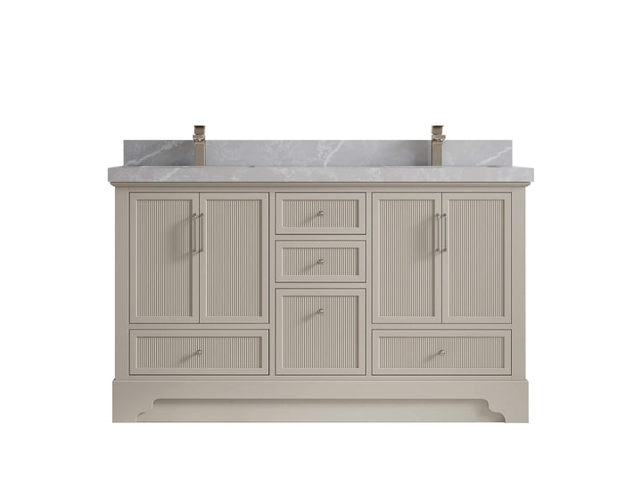 Alys 60 in. W x 22 in. D Double Sink Bathroom Vanity - photo 23