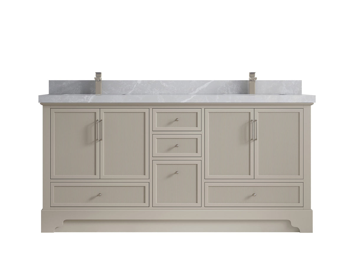 Alys 72 in. W x 22 in. D Double Sink Bathroom Vanity