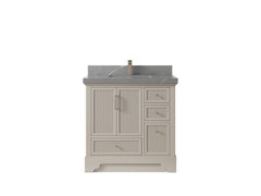 Alys 36 in. W x 22 in. D Center Sink Bathroom Vanity - photo 32