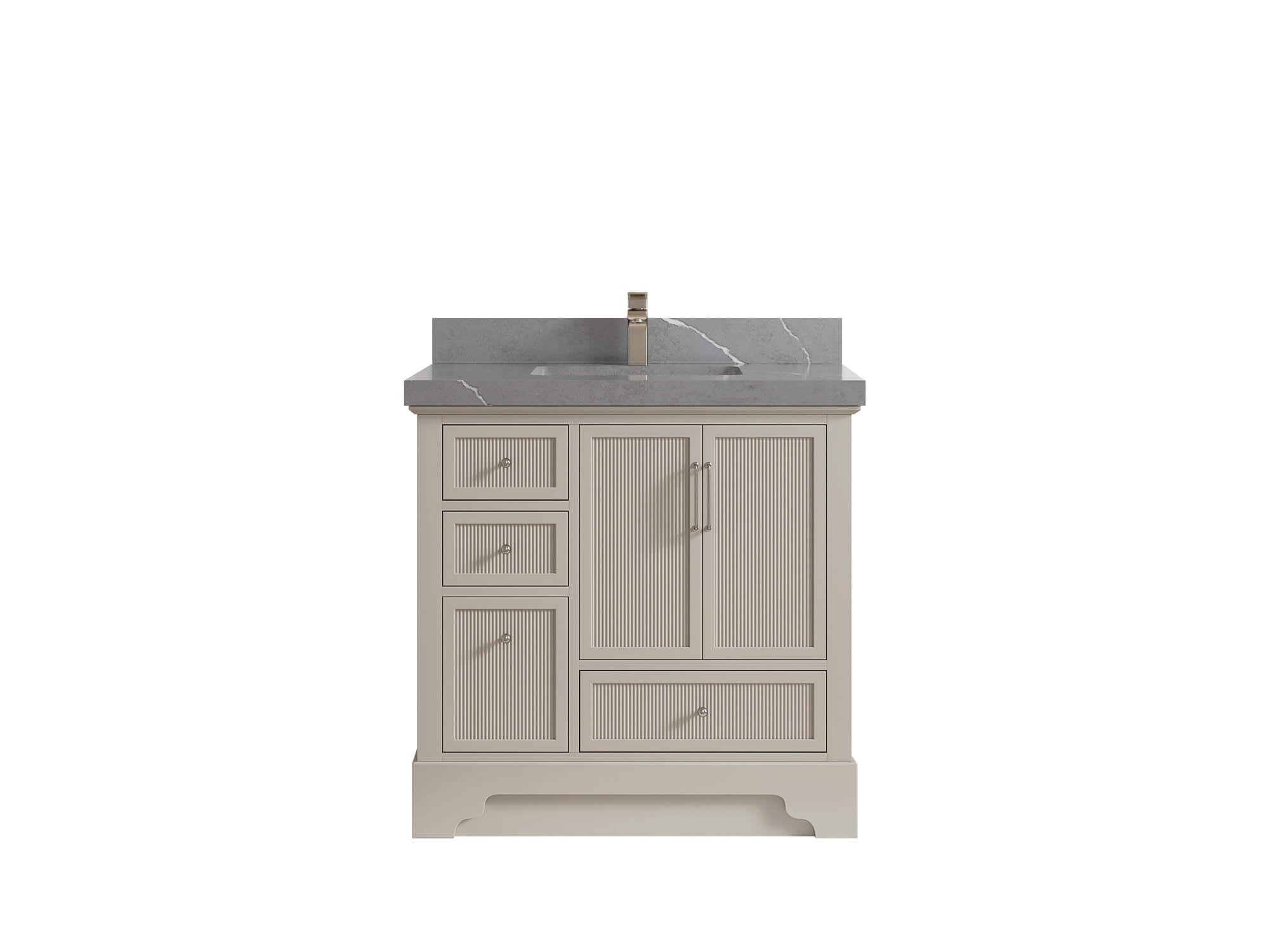 Alys 36 in. W x 22 in. D Center Sink Vanity for Modern Bathrooms