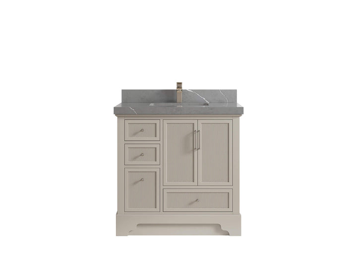 Alys 36 in. W x 22 in. D Center Sink Vanity for Modern Bathrooms - photo 32