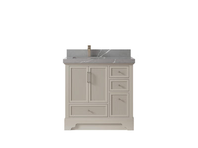 Alys 36 in. W x 22 in. D Left Offset Sink Bathroom Vanity