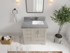 Alys 36 in. W x 22 in. D Right Offset Sink Bathroom Vanity - photo 29