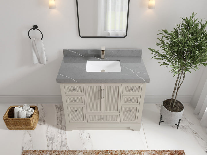 Alys 42 in. W x 22 in. D Single Sink Bathroom Vanity - photo 31