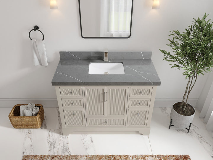 Alys 48 in. W x 22 in. D Single Sink Bathroom Vanity - photo 31