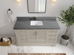 Alys 60 in. W x 22 in. D Single Sink Bathroom Vanity - photo 31