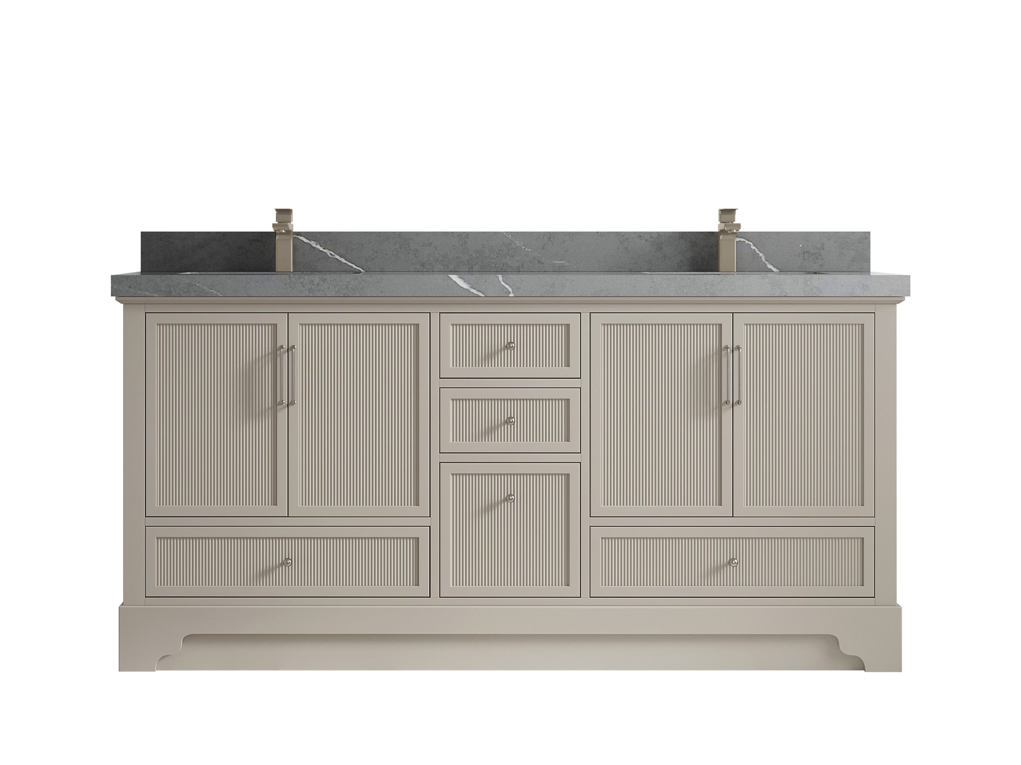 Alys 72 in. W x 22 in. D Double Sink Bathroom Vanity