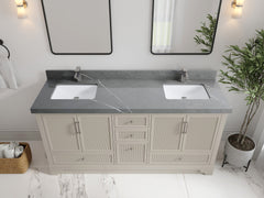 Alys 72 in. W x 22 in. D Double Sink Bathroom Vanity - photo 31
