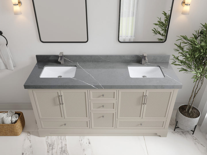 Alys 72 in. W x 22 in. D Double Sink Bathroom Vanity - photo 31