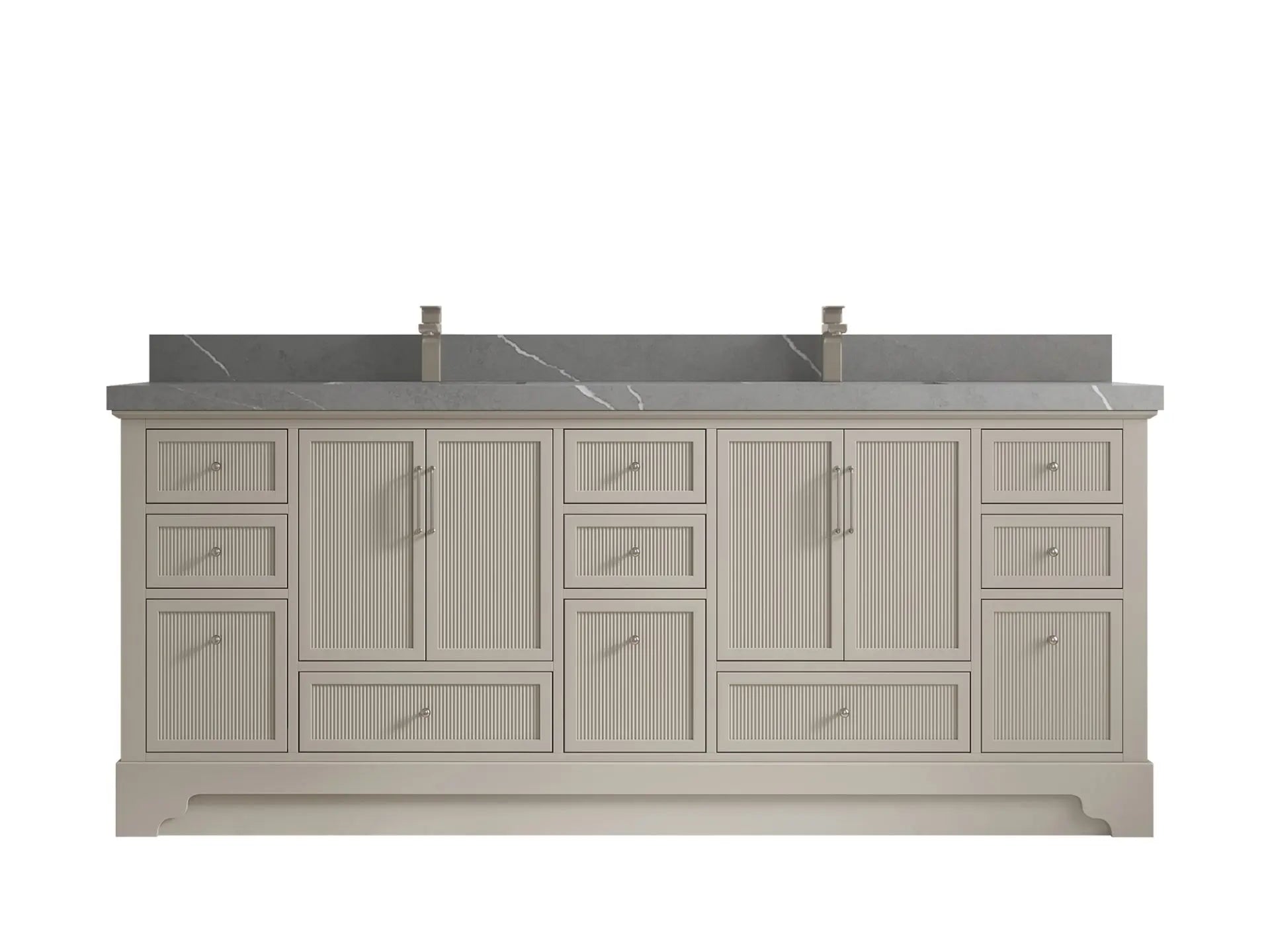 Alys 84 in. W x 22 in. D Double Sink Bathroom Vanity