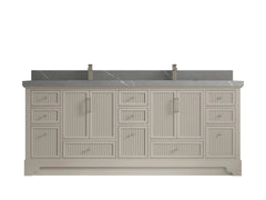 Alys 84 in. W x 22 in. D Double Sink Bathroom Vanity - photo 32