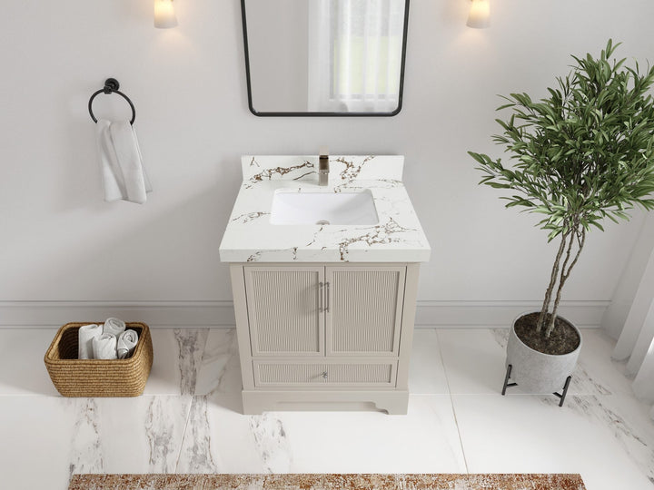 Alys 30 in. W x 22 in. D Single Sink Bathroom Vanity - photo 33