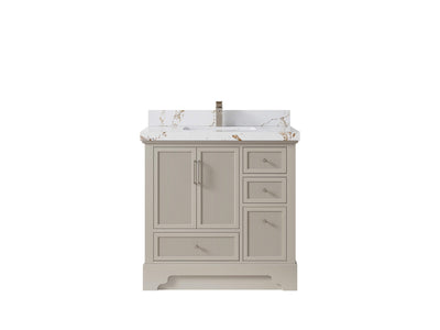 Alys 36 in. W x 22 in. D Center Sink Bathroom Vanity