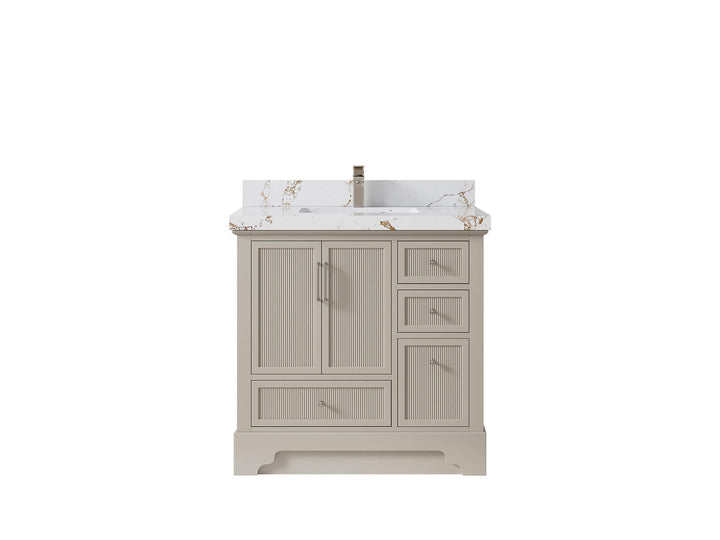 Alys 36 in. W x 22 in. D Center Sink Bathroom Vanity - photo 36