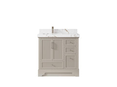 Alys 36 in. W x 22 in. D Left Offset Sink Bathroom Vanity - photo 34
