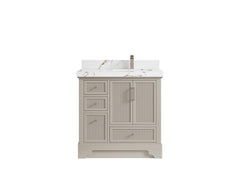 Alys 36 in. W x 22 in. D Right Offset Sink Bathroom Vanity - photo 32