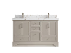 Alys 60 in. W x 22 in. D Double Sink Bathroom Vanity - photo 37