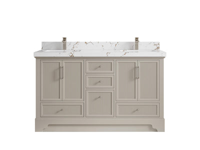 Alys 60 in. W x 22 in. D Double Sink Bathroom Vanity