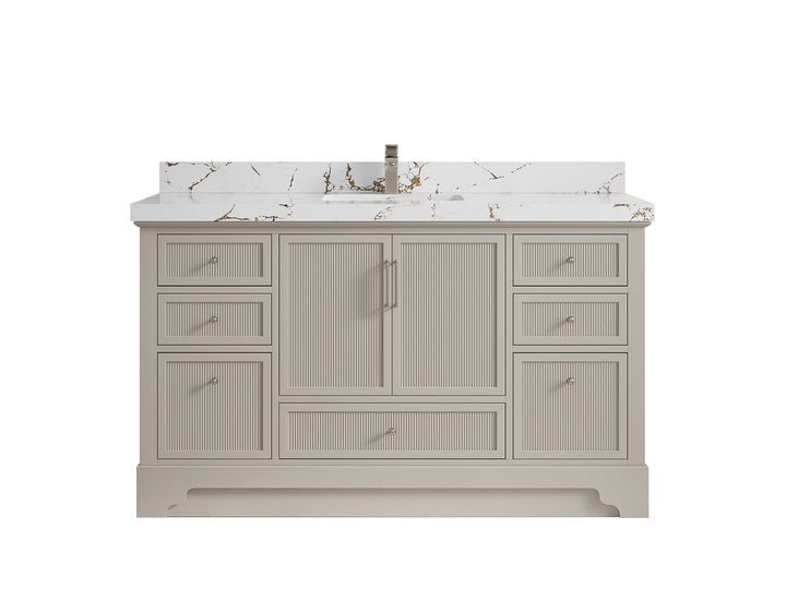 Alys 60 in. W x 22 in. D Single Sink Bathroom Vanity - photo 34