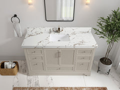 Alys 60 in. W x 22 in. D Single Sink Bathroom Vanity - photo 33