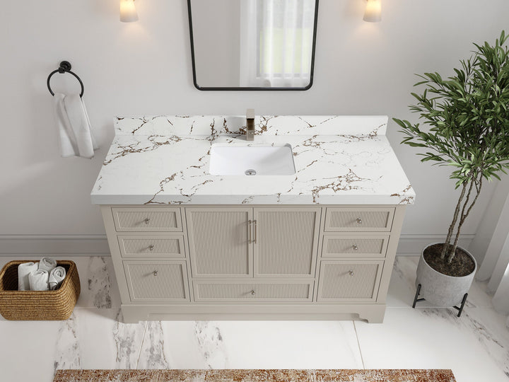 Alys 60 in. W x 22 in. D Single Sink Bathroom Vanity - photo 33