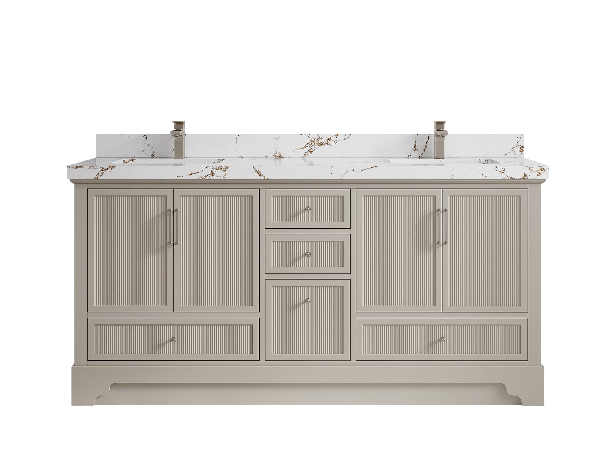 Alys 72 in. W x 22 in. D Double Sink Bathroom Vanity