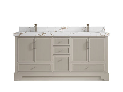 Alys 72 in. W x 22 in. D Double Sink Bathroom Vanity
