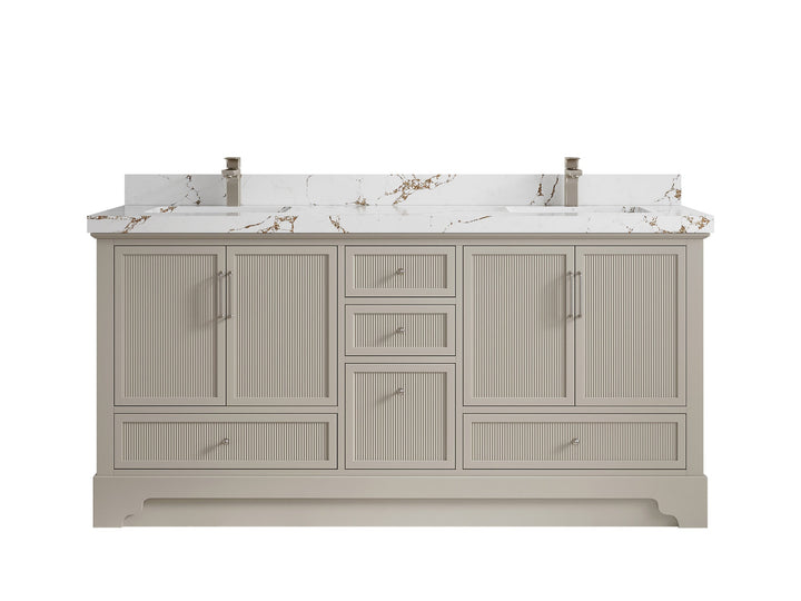 Alys 72 in. W x 22 in. D Double Sink Bathroom Vanity - photo 34