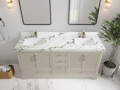 Alys 72 in. W x 22 in. D Double Sink Bathroom Vanity - photo 33