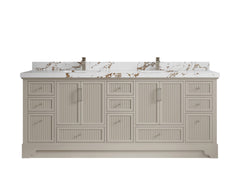 Alys 84 in. W x 22 in. D Double Sink Bathroom Vanity - photo 34