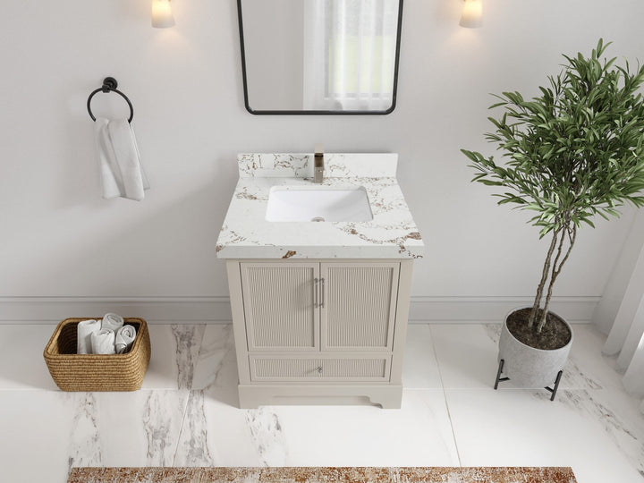 Alys 30 in. W x 22 in. D Single Sink Bathroom Vanity - photo 35