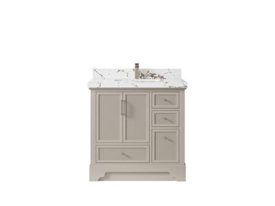 Alys 36 in. W x 22 in. D Center Sink Bathroom Vanity