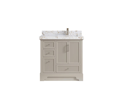 Alys 36 in. W x 22 in. D Right Offset Sink Bathroom Vanity
