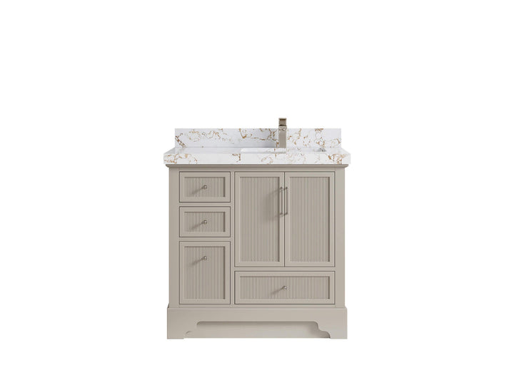 Alys 36 in. W x 22 in. D Right Offset Sink Bathroom Vanity - photo 34