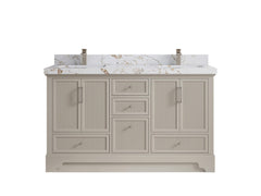 Alys 60 in. W x 22 in. D Double Sink Bathroom Vanity - photo 39