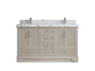 Alys 60 in. W x 22 in. D Double Sink Bathroom Vanity