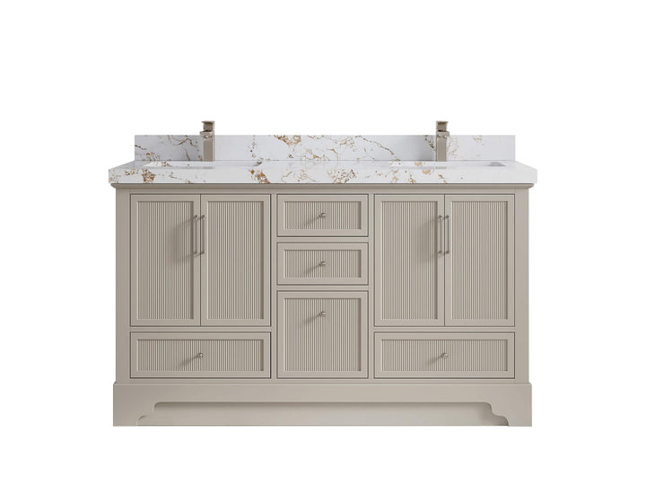 Alys 60 in. W x 22 in. D Double Sink Bathroom Vanity - photo 39