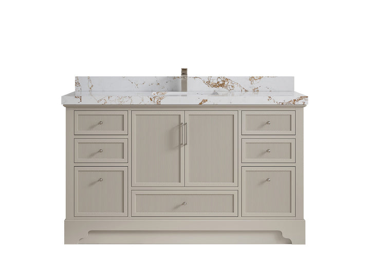 Alys 60 in. W x 22 in. D Single Sink Bathroom Vanity - photo 36