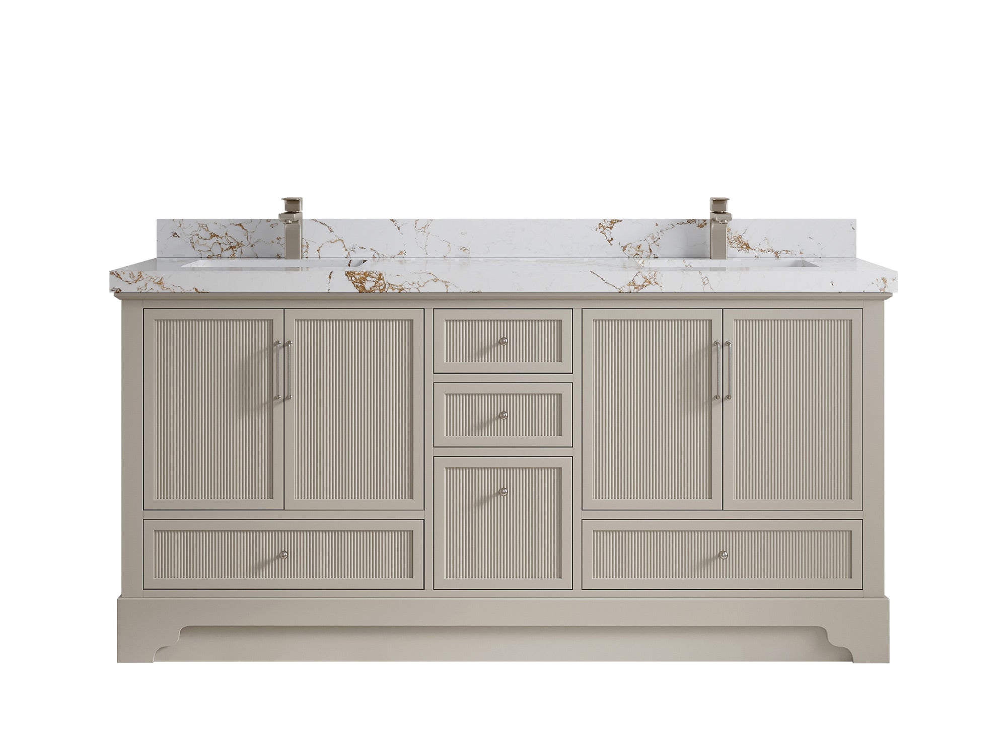 Alys 72 in. W x 22 in. D Double Sink Bathroom Vanity