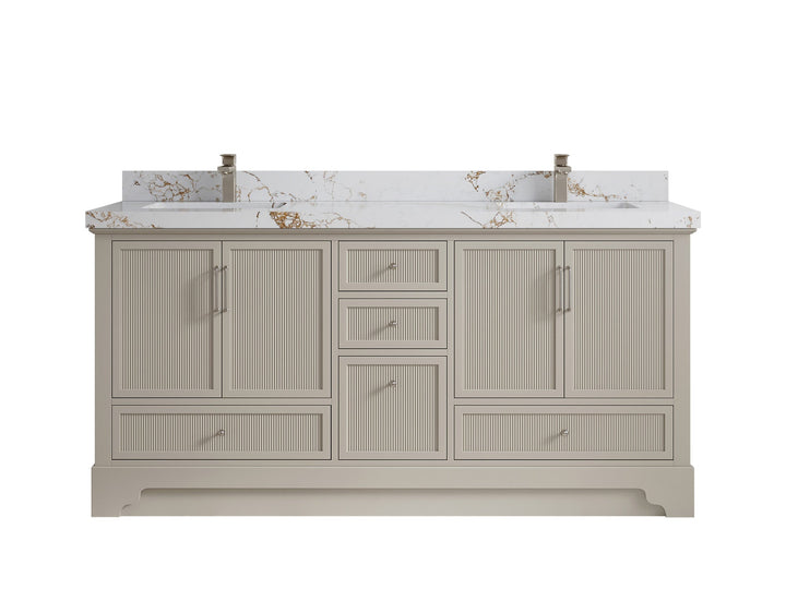 Alys 72 in. W x 22 in. D Double Sink Bathroom Vanity - photo 36