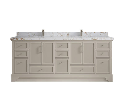 Alys 84 in. W x 22 in. D Double Sink Bathroom Vanity