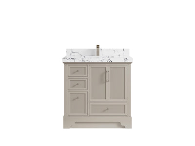 Alys 36 in. W x 22 in. D Center Sink Vanity for Modern Bathrooms