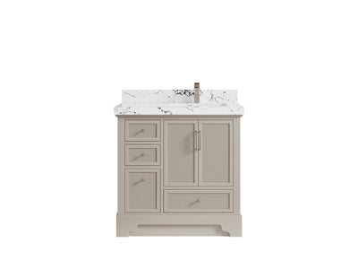 Alys 36 in. W x 22 in. D Right Offset Sink Bathroom Vanity