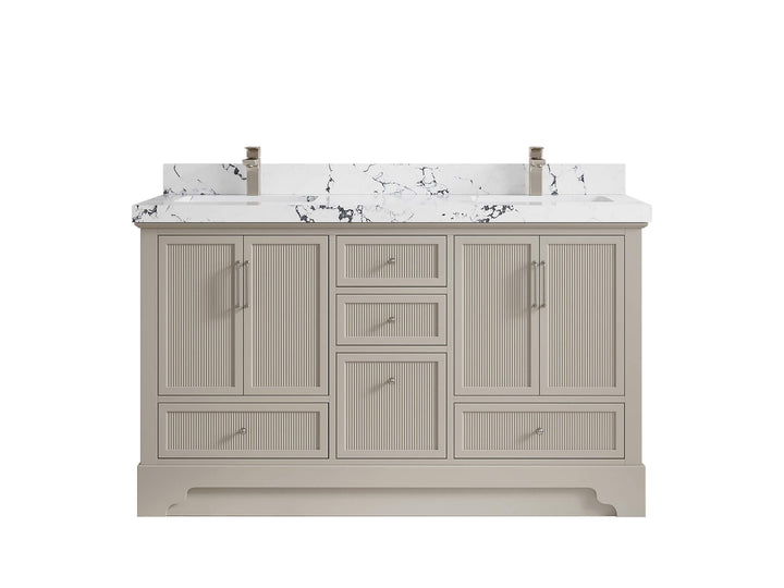 Alys 60 in. W x 22 in. D Double Sink Bathroom Vanity - photo 41