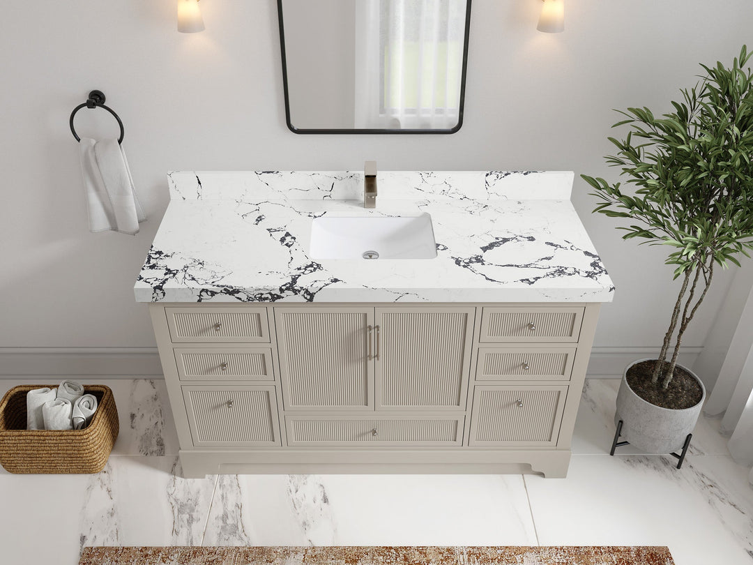 Alys 60 in. W x 22 in. D Single Sink Bathroom Vanity