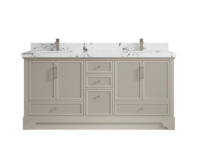 Alys 72 in. W x 22 in. D Double Sink Bathroom Vanity