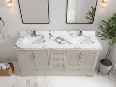 Alys 72 in. W x 22 in. D Double Sink Bathroom Vanity - photo 37