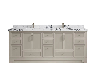 Alys 84 in. W x 22 in. D Double Sink Bathroom Vanity